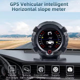 Compatible GPS Slope Meter Inclinometer for Toyota - Angle, Pitch, Speed, Altitude & More