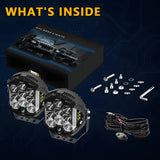 Round 7 Inch Off-Road LED Driving Lights for Jaguar
