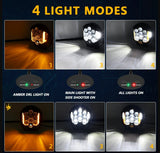 Round 7 Inch Off-Road LED Driving Lights for Jaguar
