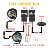 Round 7 Inch Off-Road LED Driving Lights for Jaguar