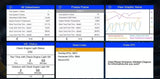 Computer screen showing diagnostic features like freeze frame and data stream options.
