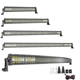 Set of 4 LED light bars designed for tractors, includes 4 LEDs and 4 wires for efficient lighting solutions.
