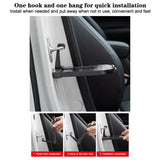 Car Door Folding Foot Step for Volvo | Roof Rack Access Step with Window Breaker