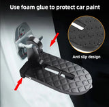 Car Door Folding Foot Step for Kia | Roof Rack Access Step with Window Breaker