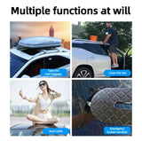 Car Door Folding Foot Step for Chrysler | Roof Rack Access Step with Window Breaker