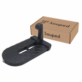 Car Door Folding Foot Step for Porsche | Roof Rack Access Step with Window Breaker