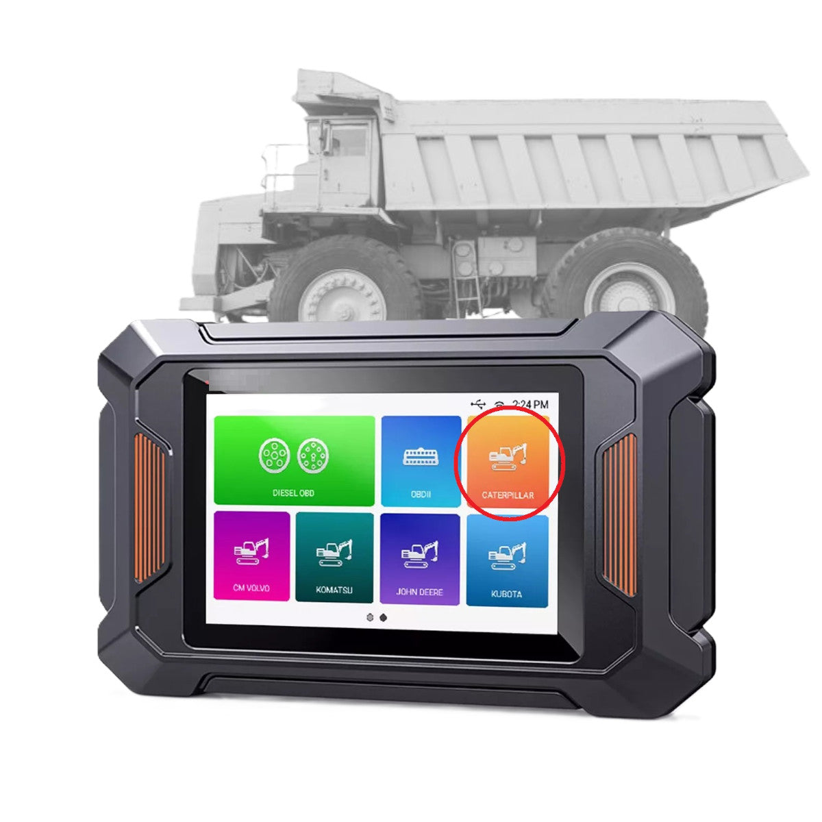 DPF Regen & Diagnostic Scanner For Caterpillar Dump Truck – Souped ...