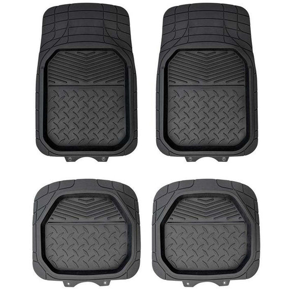Isuzu Ute Compatible Rubber Deep Dish Floor Mats