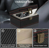 Anti-Theft Faraday Key Signal Blocking Box & Pouch (RFID Protection)
