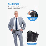 Anti-Theft Faraday Key Signal Blocking Box & Pouch (RFID Protection)