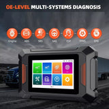 Diagnostic tool for multi-systems, equipped with DPF regeneration and extensive diagnostic scanning functionalities. 