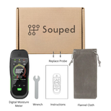 Pin-Type Digital Moisture Meter for Wood & Building Materials