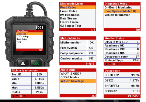 Vy commodore discount code reader