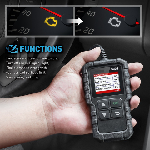 Suzuki Swift EOBD OBD2 Car Diagnostic Code Reader Scanner Fault Check Tool  V317