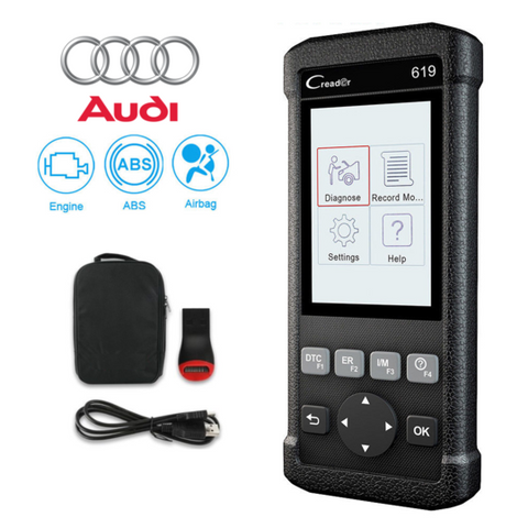 Audi SRS/Airbag, ABS, Reader & Reset Diagnostic Scan Tool