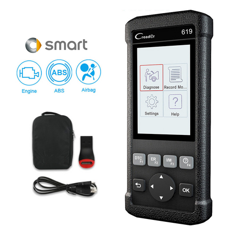 Smart SRS/Airbag, ABS, Reader & Reset Diagnostic Scan Tool