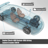 Alfa Romeo SRS/Airbag, ABS, Reader & Reset Diagnostic Scan Tool